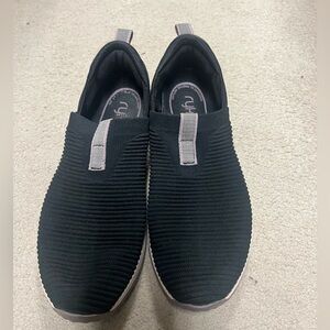 Ryka Black and Gray Women's Slip-On Sneakers